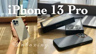 UNBOXING   iPhone 13 Pro Gold + Accessories + Camera test 💛