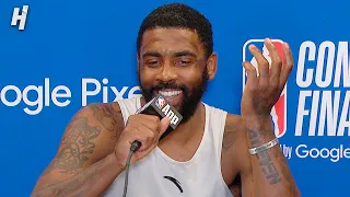 Kyrie Irving Talks Game 1 Win vs Timberwolves, Full Postgame Interview