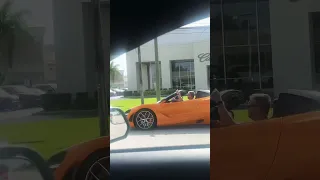 2022 Mclaren 720S spyder in “Mclaren Orange” spotted