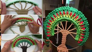 Crochet mandala design