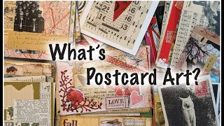 What is postcard art?