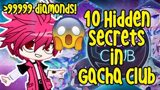 10 Hidden secrets of Gacha club | Gacha club Mysteries| Gacha club USERS MUST WATCH!!!