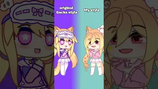 Original style vs my style #shorts #gacha #gachaclub #gachalife #trending #gachatrend #gachameme