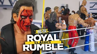 WWE ROYAL RUMBLE ACTION FIGURE MATCH | NLW Classics (WWE Stop Motion Pic Fed)