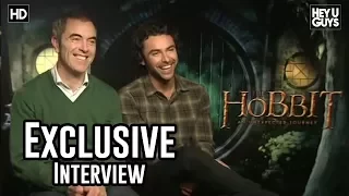Aiden Turner & James Nesbitt Interview - The Hobbit: An Unexpected Journey
