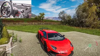 Lamborghini Aventador Superveloce 2016 | Forza Horizon 4 | Logitech g920 gameplay