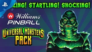 Williams Pinball - Universal Monster Pack Trailer | PS4