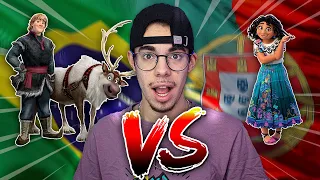 PORTUGAL vs. BRASIL - MÚSICAS DA DISNEY!!! - PARTE 18