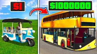 AUTOBUS de $1 VS AUTOBUS de $1.000.000 en GTA 5