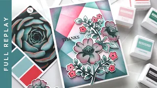 🔴 LIVE REPLAY - Creating with the latest from PinkFresh (Stencils & Stamps)