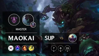 Maokai Support vs Braum - KR Master Patch 9.6