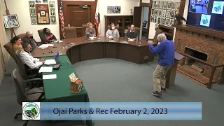 February 2, 2023 Ojai Parks & Recreation Commission Meeting