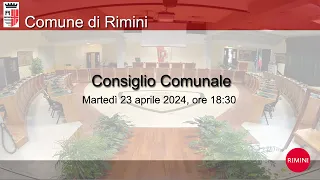 Consiglio Comunale n.09 di Martedì 23 aprile 2024, ore 18:30