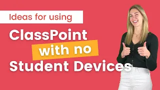 How to Use ClassPoint Without Student Devices in the Classroom