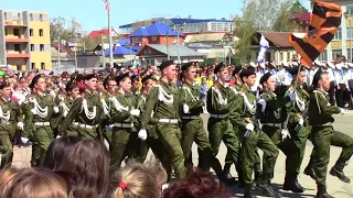 Военный Парад, посвященный 73 й годовщине Великой Победы Звенигово, Марий Эл 2018