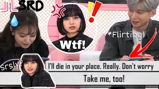 Someone’s not happy.. 👀😤🙈 ft. SCARY JEALOUS LISA!  #JENLISA #Jealous