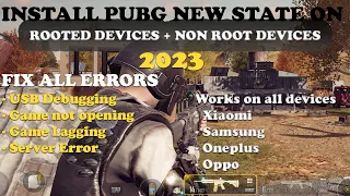 PLAY PUBG NEW STATE ON YOUR ROOTED DEVICE WITHOUT ANY ERRORS 💯 WORKING | FIX ALL PROBLEMS 2023