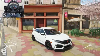 Honda Civic Type R - Forza Horizon 4 | Logitech g29 gameplay