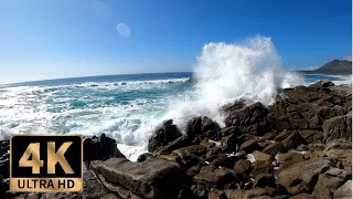 4K Ocean Waves Crashing - Big Waves in the Ocean, No Music, White Noise for Relax, Meditate or Sleep