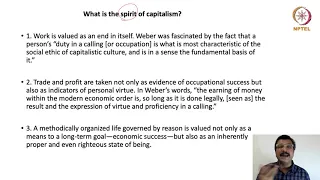 The Protestant Ethic and Spirit of Capitalism