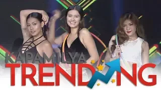 Claire, Erin, and Mikee on Banana Sundae Stage!