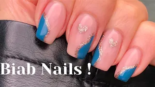 How to do Biab Nails for Beginners | Absract French Tips 💅