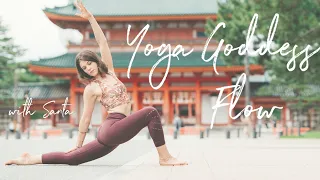 yoga goddess flow ☾ 20-min sensuous feminine yoga ☾ withsanta