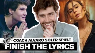 Erkennt 𝘼𝙡𝙫𝙖𝙧𝙤 𝙎𝙤𝙡𝙚𝙧 diesmal Wincent Weiss' Song? 🤣 FINISH THE LYRICS mit dem The Voice Kids-Coach