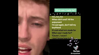 Troye Sivan covering ‘What Was I Made For?’ by Billie Eilish