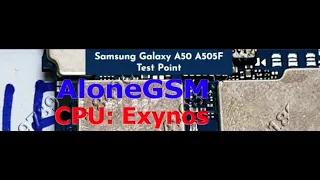 Samsung Galaxy A50 A505F Test Point EDL 9008 Mode #GSM_Free_Equipment