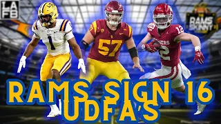 Los Angeles Rams Sign 16 UDFAs | A Look At Who Has The Best Shot To Make The Roster