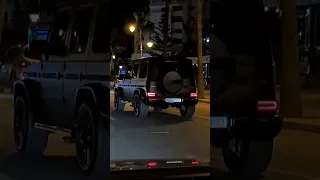 MERCEDES CLASSE G DANS LES RUES DE TANGER