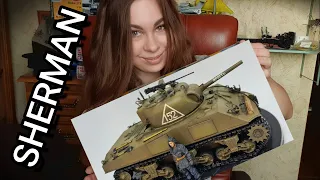 Sherman. Painting of the tank model. How to paint a tank. The Sherman tank in the Red Army.