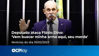 Deputado xinga Flávio Dino em audiência na Câmara