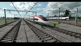 HIGH SPEED PERFECT CROSSING TRAINS