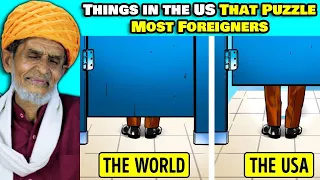 Villagers React To 10 Things in the US That Puzzle Most Foreigners ! Tribal People React