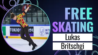 Lukas BRITSCHGI (SUI) | Men Free Skating | Grand Prix de France 2023 | #GPFigure