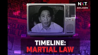 Timeline: Mga nangyari noong Martial Law | NXT