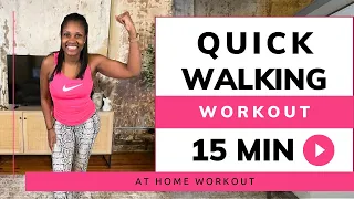 15 Minute Walking Workout  | At Home | Beginner Friendly | Moore2Health