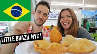 NYC Food Tour- LARGEST Little Brazil in Astoria, Queens ! 🇧🇷