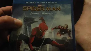 Unboxing Spider-Man Homecoming Blu Ray