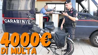 E-bike 4000€ di Multa