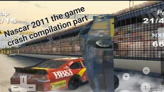 Nascar 2011 the game (wii) crash compilation part 3