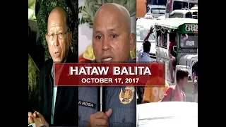 UNTV: Hataw Balita (October 17, 2017)