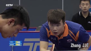 张继科 Zhang Jike VS 何于一 He Yuyi Men's Single R1 2017 National Games of China Highlight
