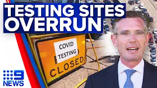 Long testing queues and wait for results in NSW as cases surge | Coronavirus | 9 News Australia