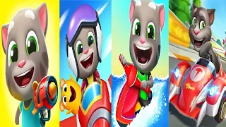 Talking Tom Blast Park VS Talking Tom Karting VS Talking Tom Jetski 2VS Talking Tom Sky RUN Gameplay