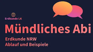 Mündliche Abiturprüfung Erdkunde NRW