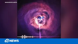 NASA releases 'haunting' audio clip taken from a black hole 240M light years away