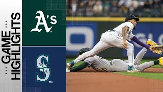 A's vs. Mariners Game Highlights (8/28/23) | MLB Highlights
